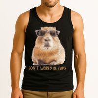 Dont Worry Be Capy Capybara Funny Capybara Lovers Tank Top