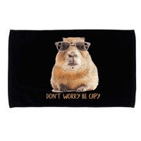 Dont Worry Be Capy Capybara Funny Capybara Lovers Microfiber Hand Towel