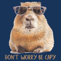 Dont Worry Be Capy Capybara Funny Capybara Lovers Infant Baby Jersey Bodysuit