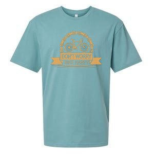 Don't Worry Bike Happy Sueded Cloud Jersey T-Shirt