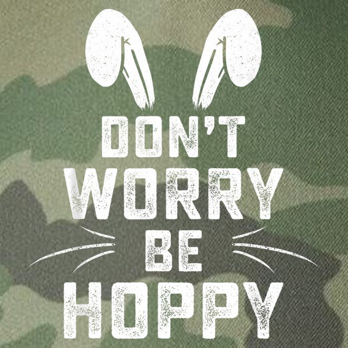 Don't Worry Be Hoppy Funny Easter Bunny Legacy Tie Dye Trucker Hat