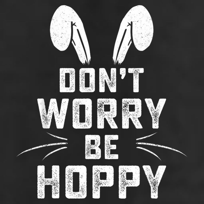 Don't Worry Be Hoppy Funny Easter Bunny 11oz C Handle Ceramic Mug
