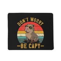 Dont Worry Be Capy Capybara Retro N Mousepad