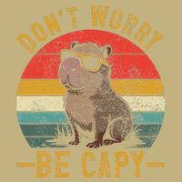 Dont Worry Be Capy Capybara Retro Mousepad