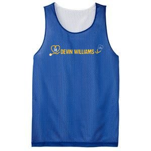 Devin Williams Baseball Player Medical Student Doctor Gift Mesh Reversible Basketball Jersey Tank