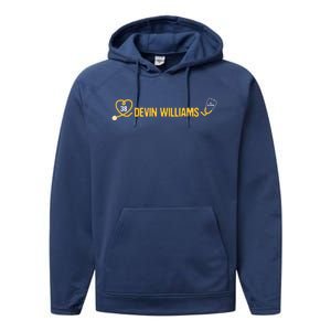 Devin Williams Baseball Player Medical Student Doctor Gift Performance Fleece Hoodie