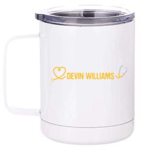 Devin Williams Baseball Player Medical Student Doctor Gift 12 oz Stainless Steel Tumbler Cup