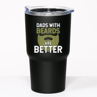 Dads With Beards Are Better Fathers Day Funny Dad Tumbler