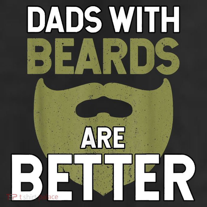 Dads With Beards Are Better Fathers Day Funny Dad 25L Jumbo Tote