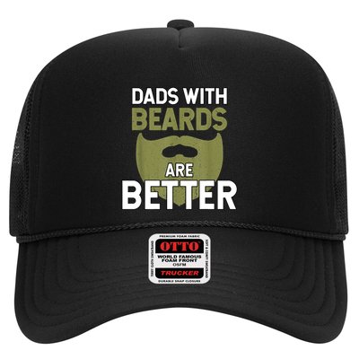 Dads With Beards Are Better Fathers Day Funny Dad Trucker Hat