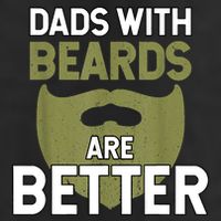 Dads With Beards Are Better Fathers Day Funny Dad Trucker Hat