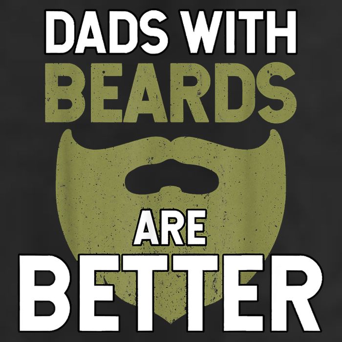 Dads With Beards Are Better Fathers Day Funny Dad Microfiber Hand Towel