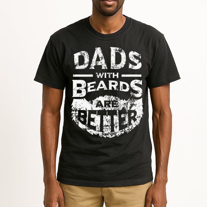 Dads With Beards Are Better Distressed Tall T-Shirt