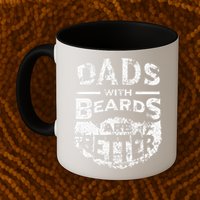 Dads With Beards Are Better Distressed Mug