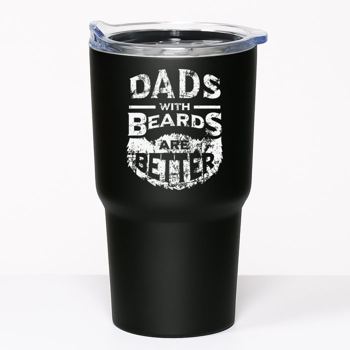 Dads With Beards Are Better Distressed Tumbler