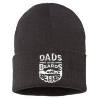 Dads With Beards Are Better Distressed Sustainable Knit Beanie