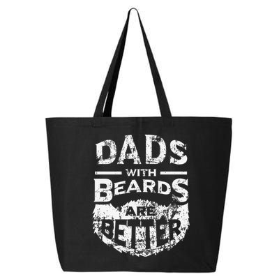 Dads With Beards Are Better Distressed 25L Jumbo Tote