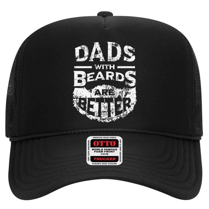 Dads With Beards Are Better Distressed Trucker Hat