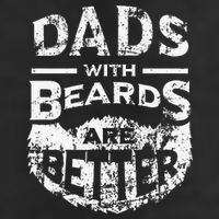 Dads With Beards Are Better Distressed Trucker Hat