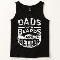 Dads With Beards Are Better Distressed Tank Top