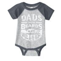 Dads With Beards Are Better Distressed Infant Baby Jersey Bodysuit