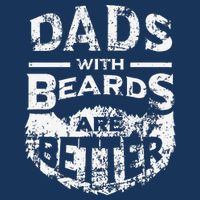 Dads With Beards Are Better Distressed Infant Baby Jersey Bodysuit