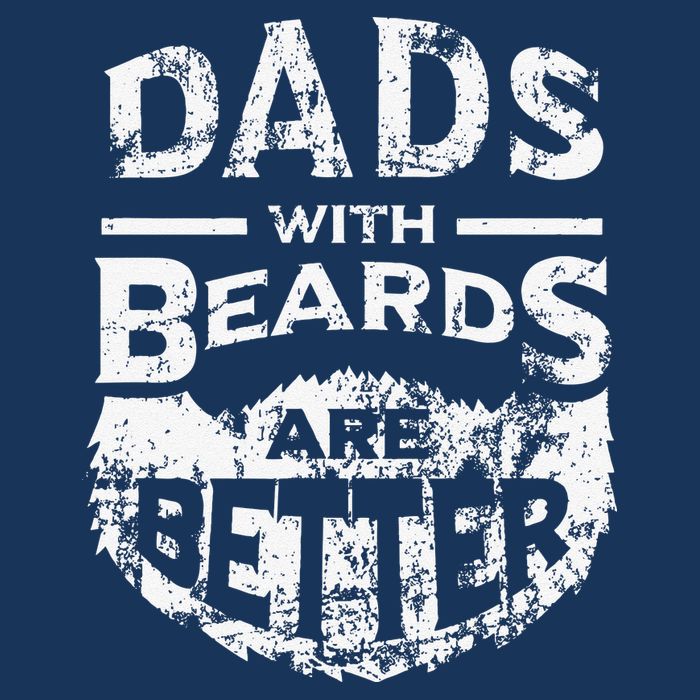 Dads With Beards Are Better Distressed Infant Baby Jersey Bodysuit