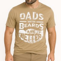 Dads With Beards Are Better Distressed Performance Shirt