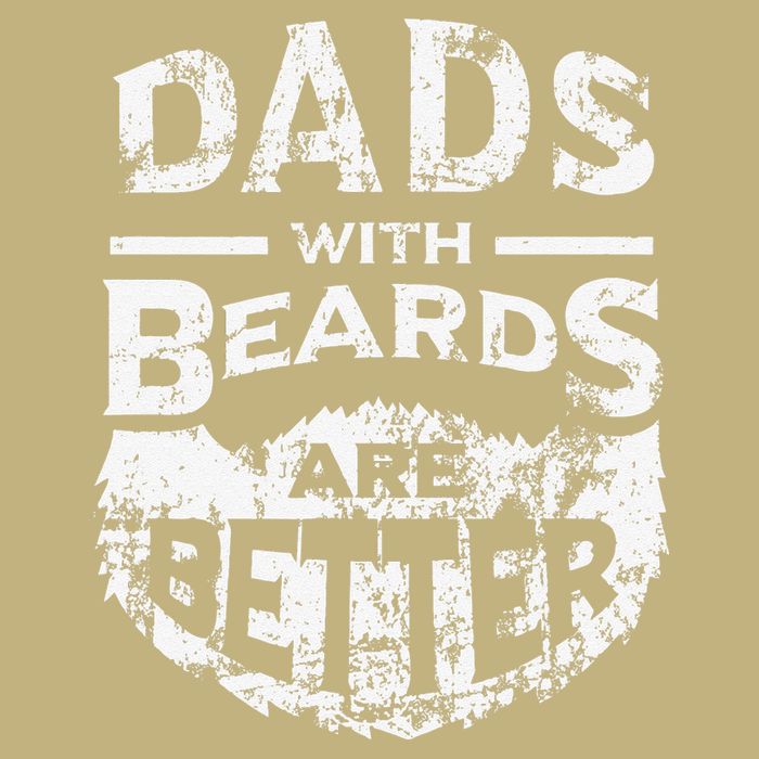 Dads With Beards Are Better Distressed Performance Shirt