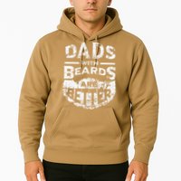 Dads With Beards Are Better Distressed Hoodie