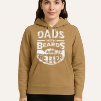 Dads With Beards Are Better Distressed Hoodie