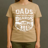 Dads With Beards Are Better Distressed T-Shirt