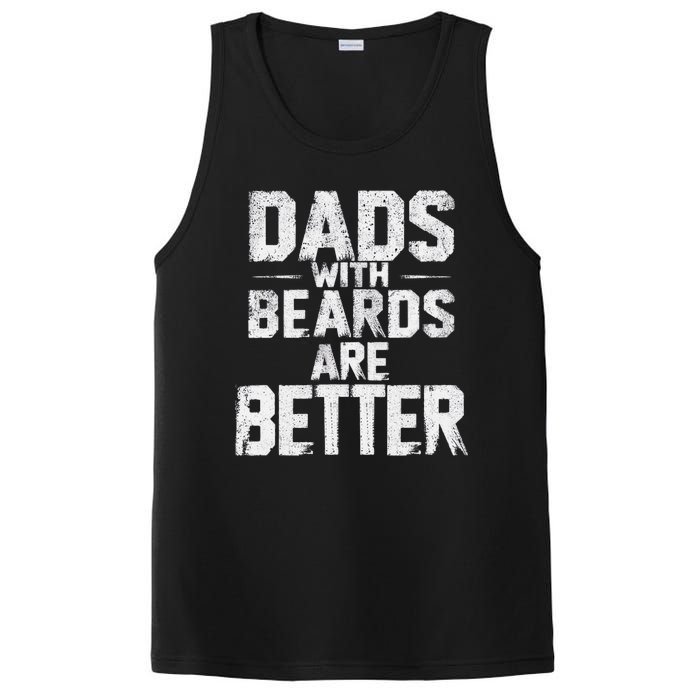 Dads With Beards Are Better Funny FatherS Day Design PosiCharge Competitor Tank