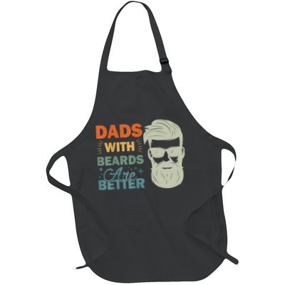 Dads With Beards Are Better Vintage Funny Fathers Day Joke Apron