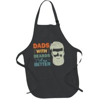 Dads With Beards Are Better Vintage Funny Fathers Day Joke Apron
