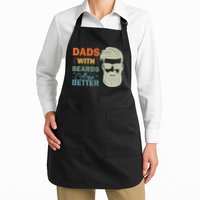 Dads With Beards Are Better Vintage Funny Fathers Day Joke Apron