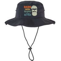 Dads With Beards Are Better Vintage Funny Fathers Day Joke Bucket Hat