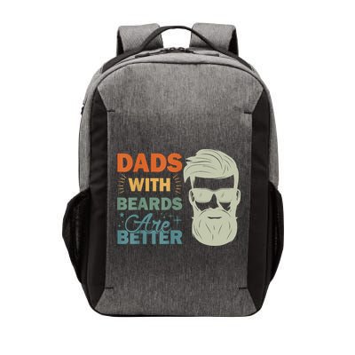 Dads With Beards Are Better Vintage Funny Fathers Day Joke Vector Backpack