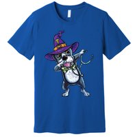 Dabbing Witch Boston Terrier Nurse Vintage Gift Premium T-Shirt