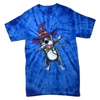 Dabbing Witch Boston Terrier Nurse Vintage Gift Tie-Dye T-Shirt