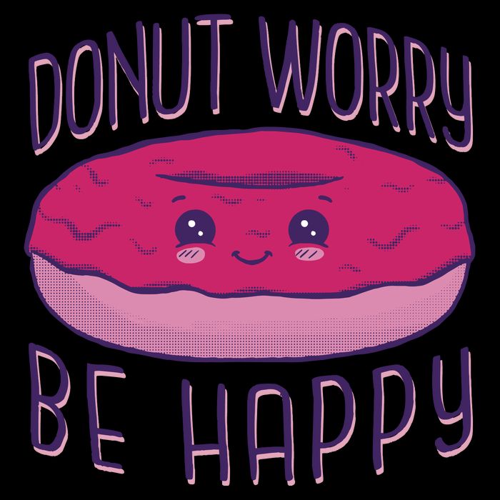 Donut Worry Be Happy Cute Gift Impact Tech Backpack