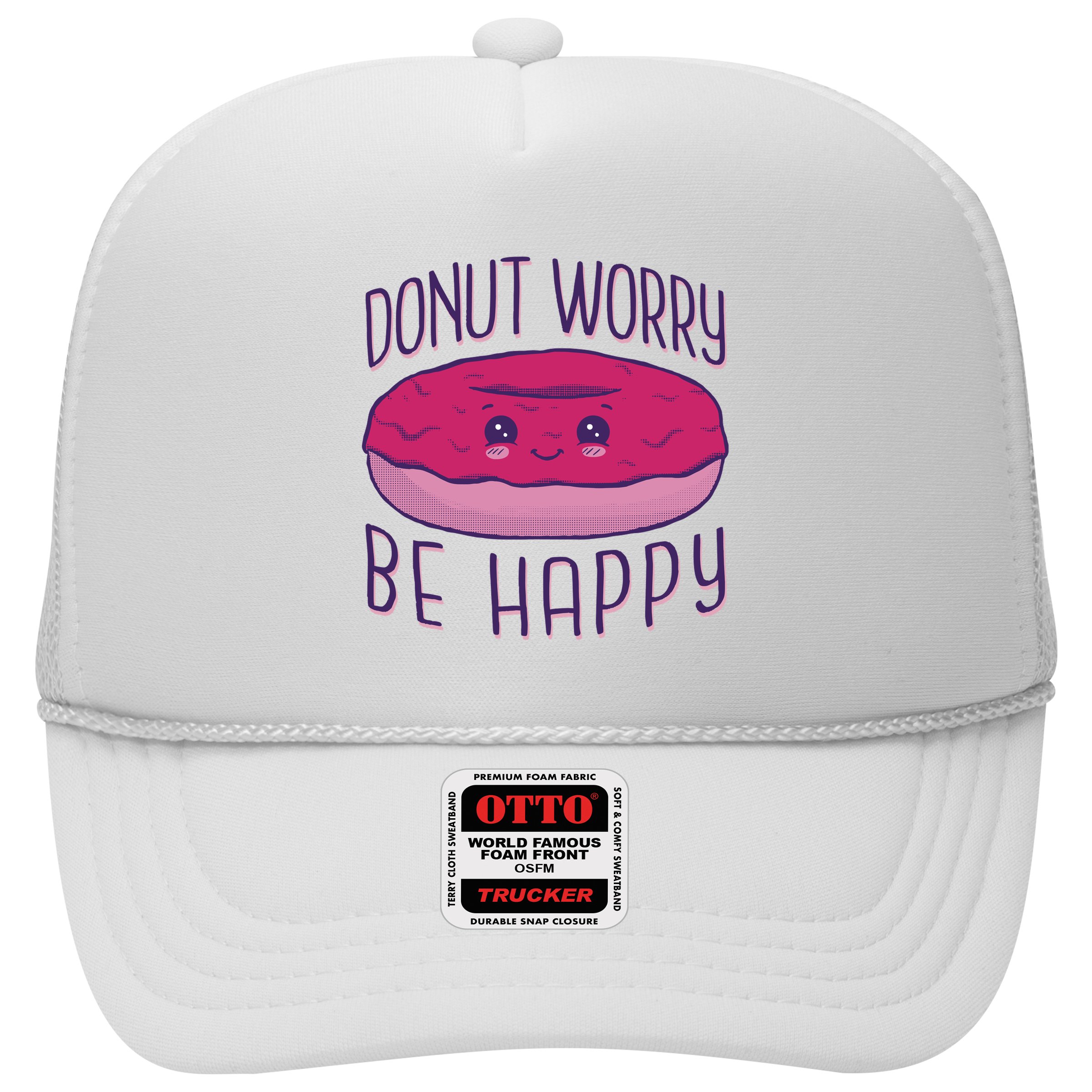 Donut Worry Be Happy Cute Gift Hat