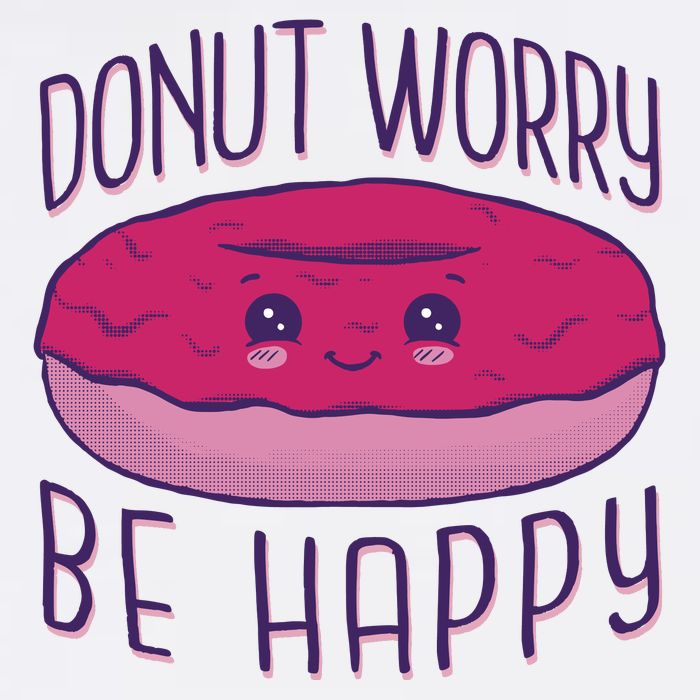 Donut Worry Be Happy Cute Gift Hat