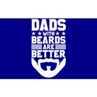 Dads With Beards Are Better Bearded Hipster Full Beard Gift Bumper Sticker