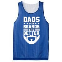 Dads With Beards Are Better Bearded Hipster Full Beard Gift Mesh Reversible Basketball Jersey Tank