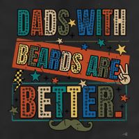 Dads With Beards Are Better 7 Panel Mesh Trucker Snapback Hat