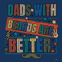 Dads With Beards Are Better Infant Baby Jersey Bodysuit