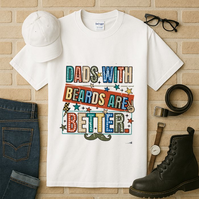 Dads With Beards Are Better Tall T-Shirt