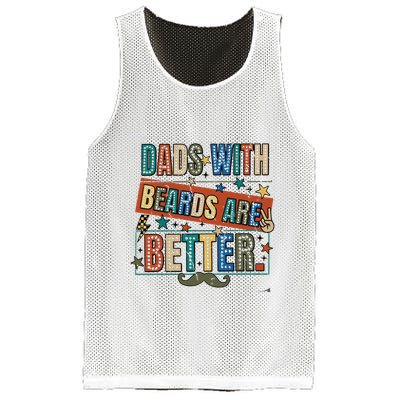 Dads With Beards Are Better Mesh Reversible Basketball Jersey Tank