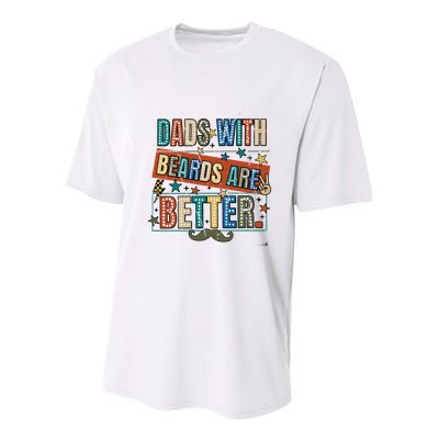 Dads With Beards Are Better Youth Performance Sprint T-Shirt